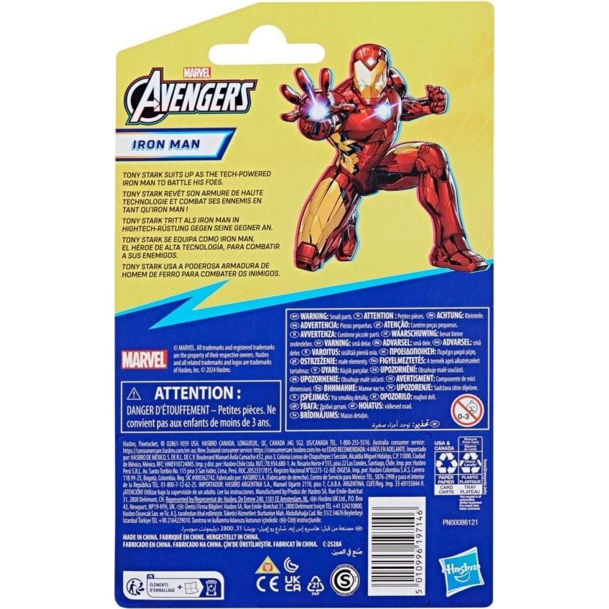 Hasbro Avengers Iron Man figurka s příslušenstvím 10 cm