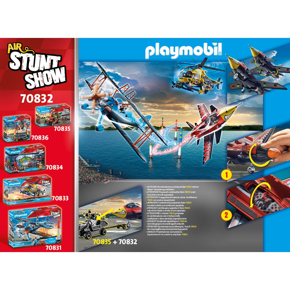 PLAYMOBIL® 70832 Air Stuntshow Tryskový letoun Orel