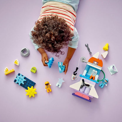 LEGO® DUPLO® 10422 Vesmírné dobrodružství s raketoplánem 3 v 1