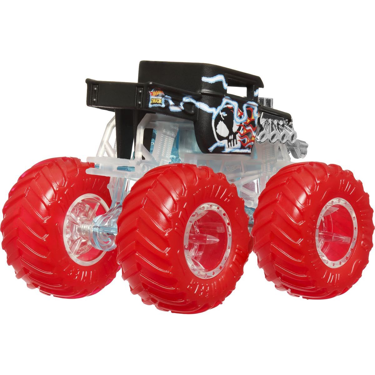 Hot Wheels Monster Trucks Power Smashers truck červená kola