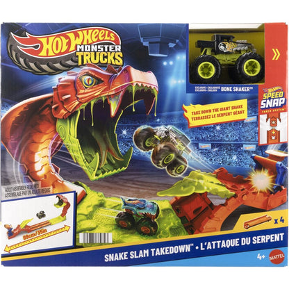 Hot Wheels Monster trucks Snake slam takedown