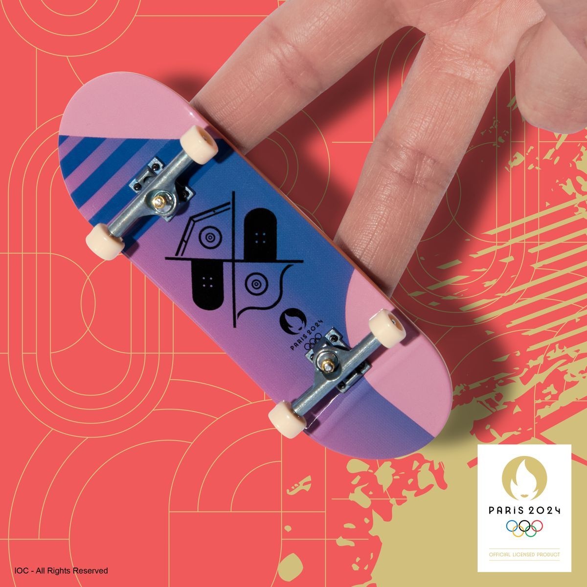 Tech Deck Fingerboard základní balení 7049 Heart Supply Paris Olympics