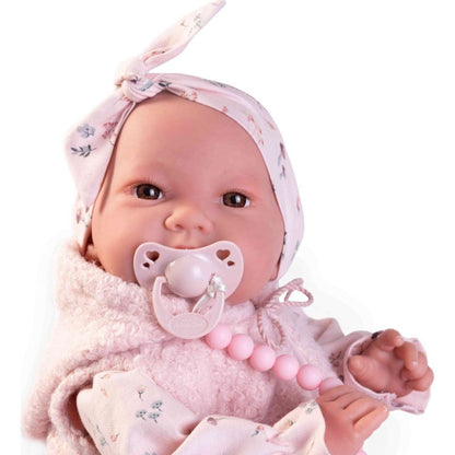 Antonio Juan 80322 Sweet Reborn Nica realistická panenka miminko s měkkým látkovým tělem 42 cm