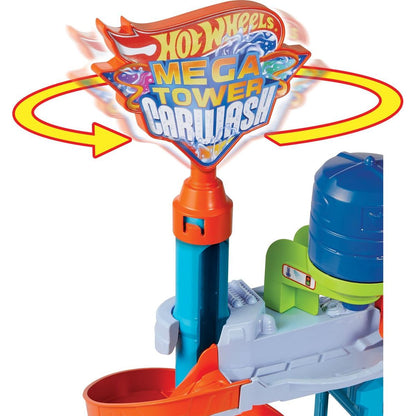 Hot Wheels City Color Shifters automyčka se spirálou