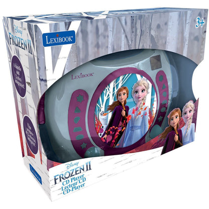 Lexibook Přenosný CD přehrávač se 2 mikrofony Ledové království