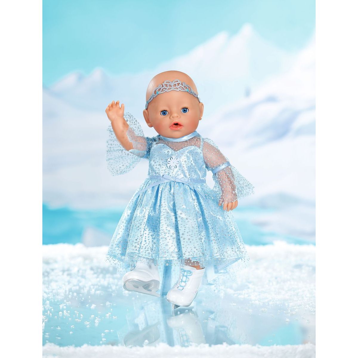 BABY born Souprava Princezna na ledě 43 cm modré