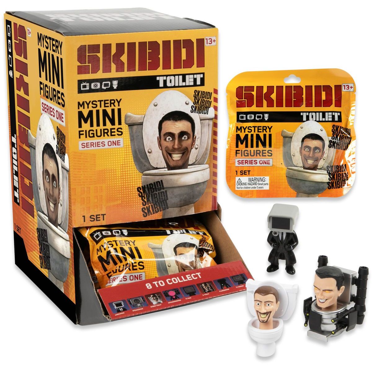 Skibidi Toilet minifigurky Mystery