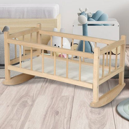 Teddies Dřevěná kolébka pro panenky