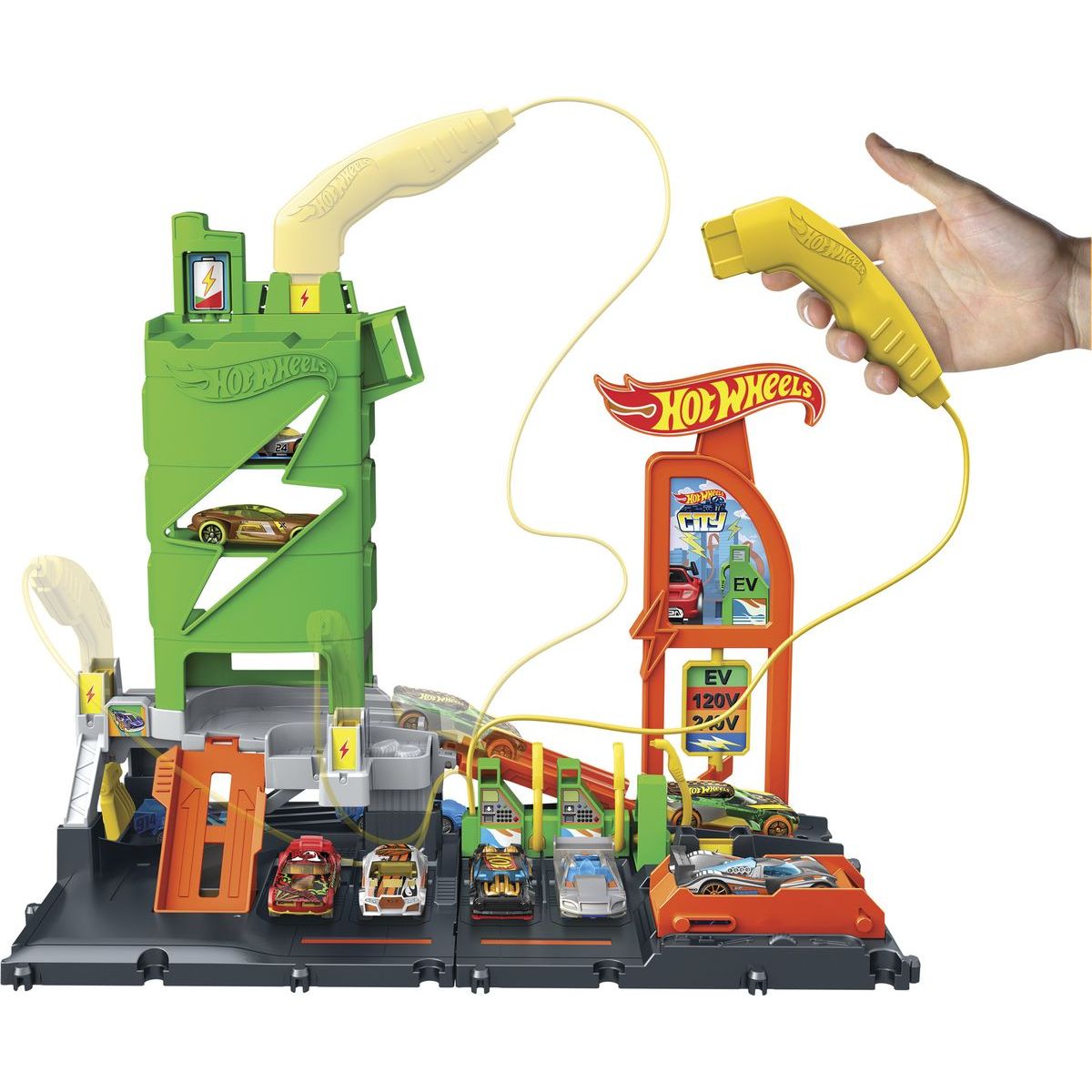 Mattel Hot Wheels City super nabíjecí stanice