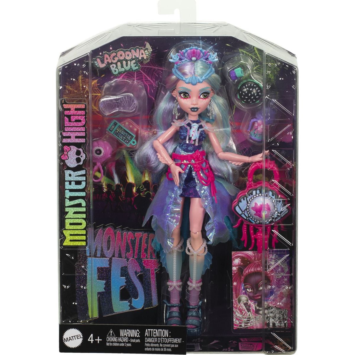 Monster High Monster Fest panenka Lagoona - Poškozený obal