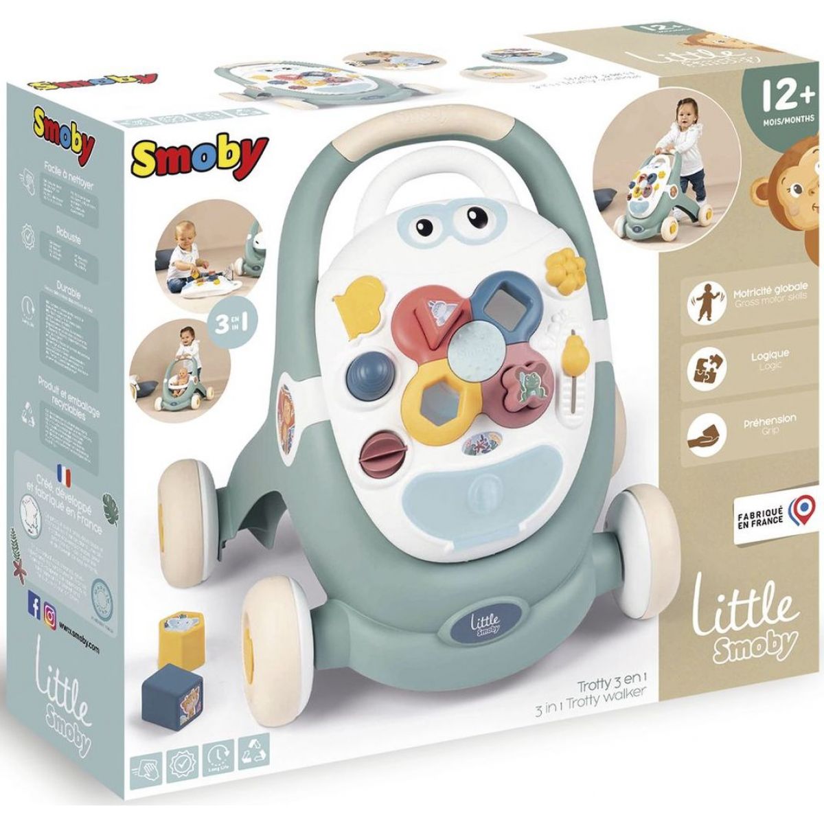 Little Smoby Chodítko 3 v 1