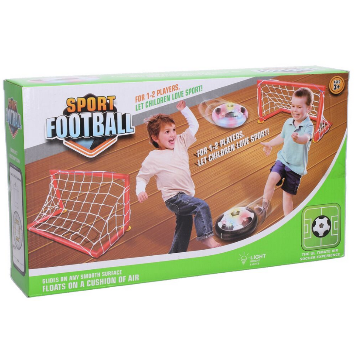 Wiky Fotbal vzdušný set s brankami 18x18 cm