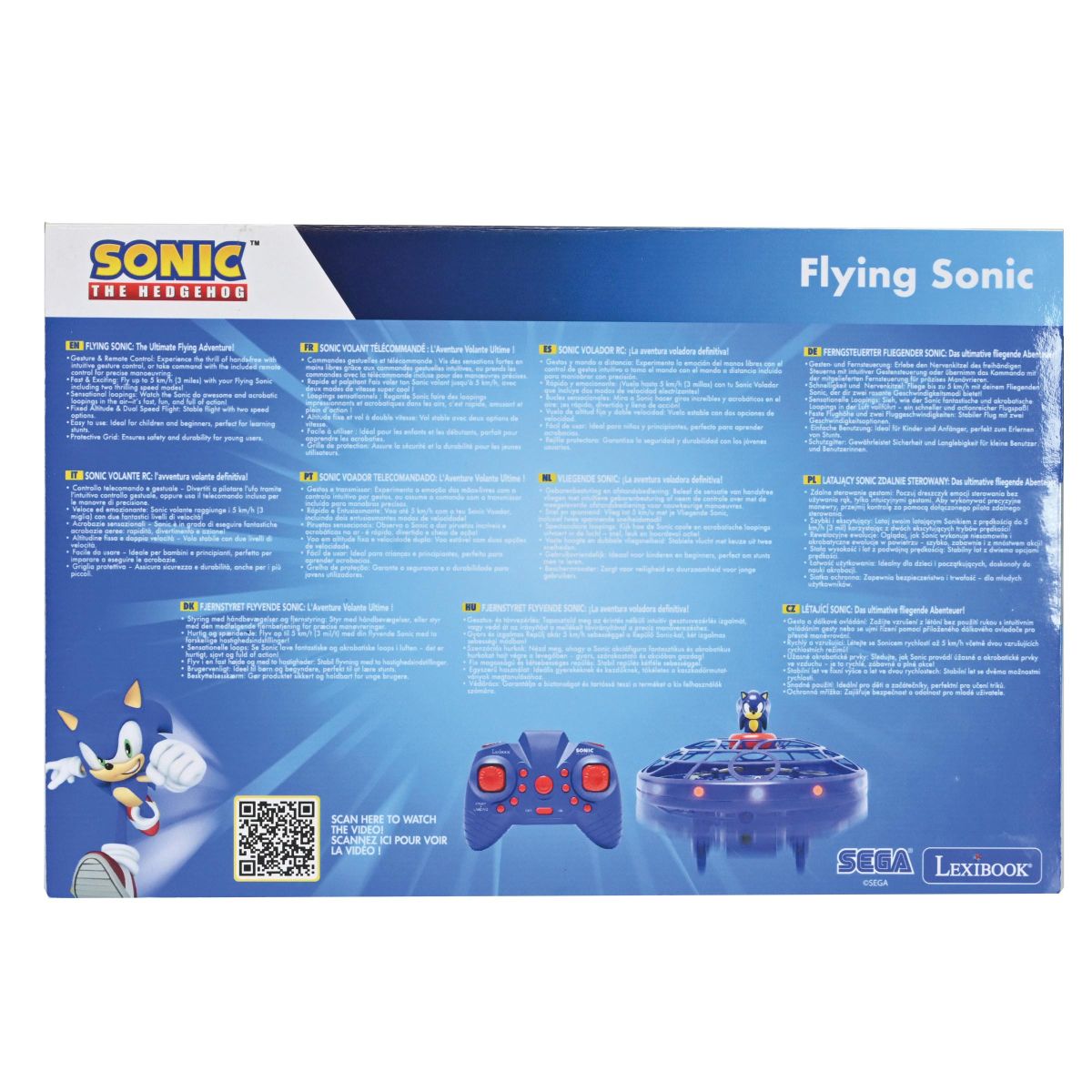 Lexibook Létající UFO na dálkové ovládání Sonic