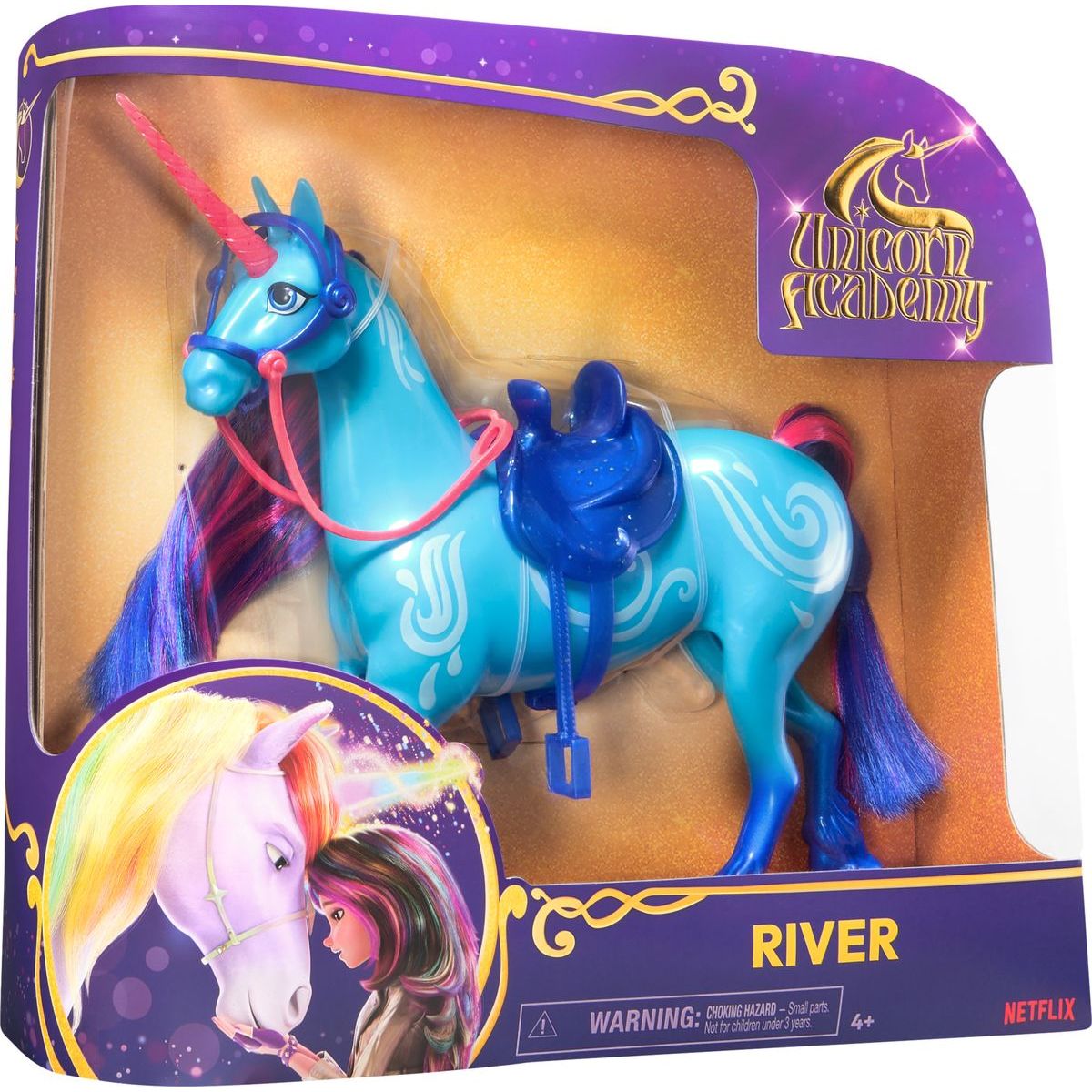 Spin Master Jednorožčí akademie Česací jednorožec 28 cm River