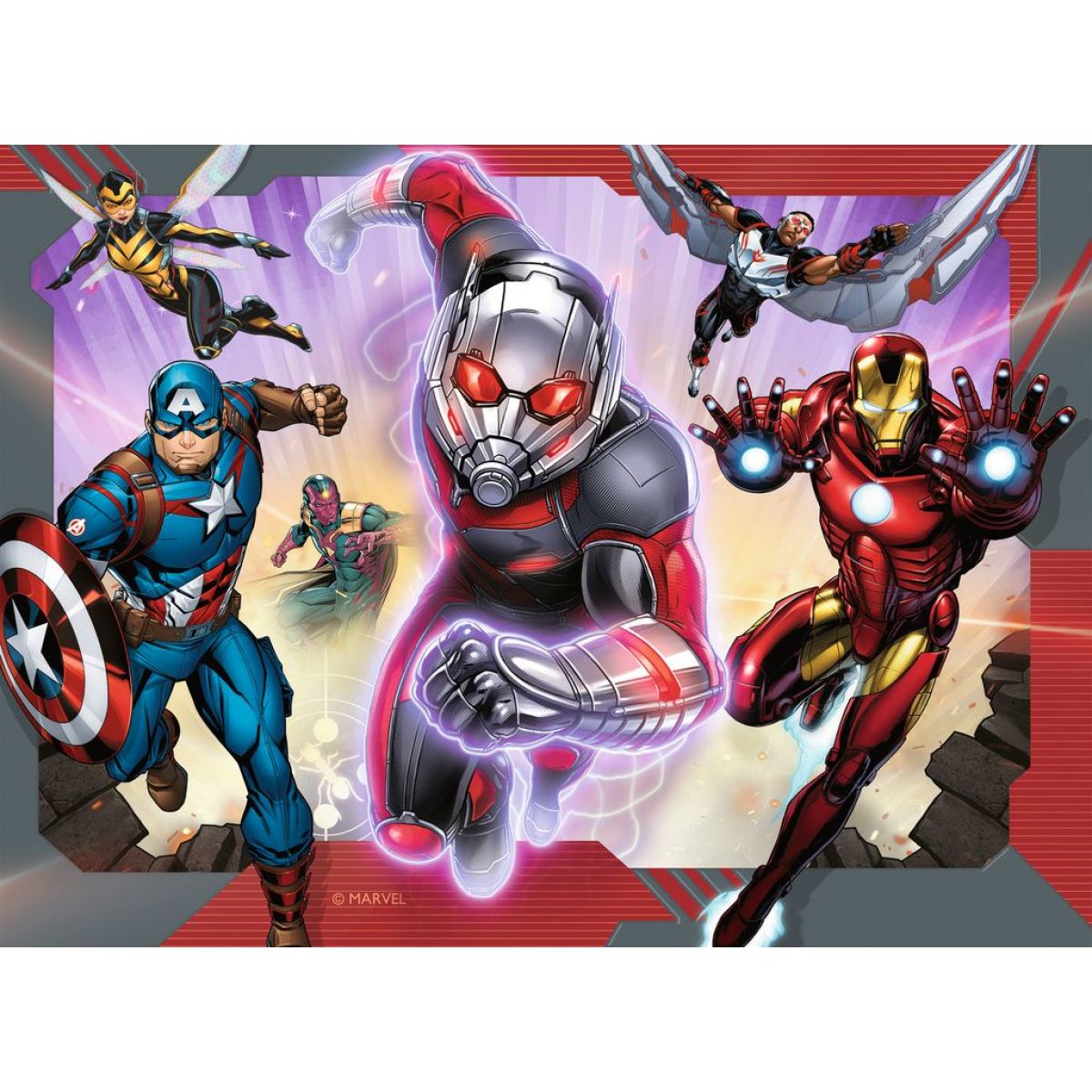 Ravensburger Puzzle 4 v 1 Disney Marvel Avengers 72 dílků