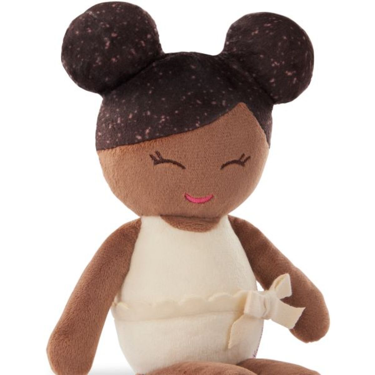 LullaBaby Panenky plyšové do vany v košíku Pink