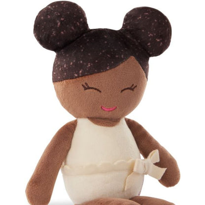 LullaBaby Panenky plyšové do vany v košíku Pink