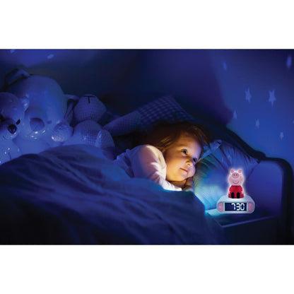 Lexibook Budík Prasátko Peppa se svítící figurkou