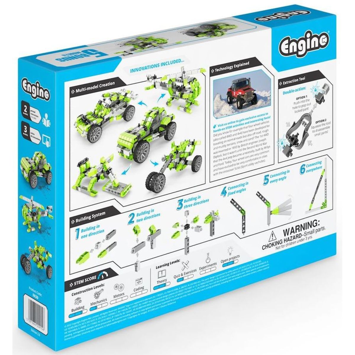 Engino Inventor Bugina 5 modelů