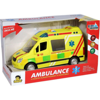 Ambulance na setrvačník se zvukem