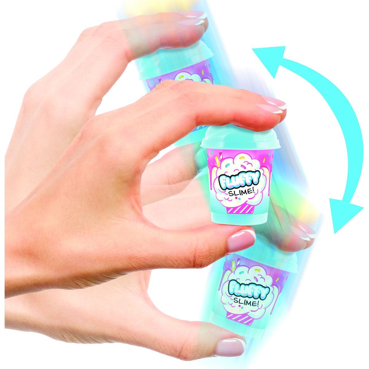 So Slime Fluffy kelímek růžový