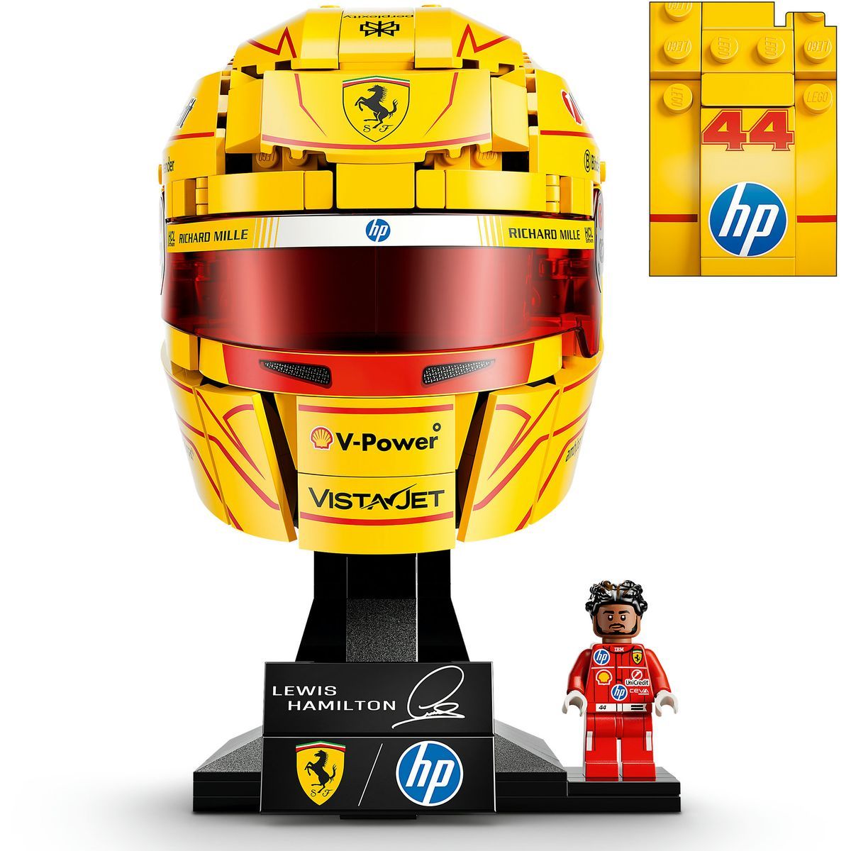 LEGO® Editions 43022 Helma Lewis Hamilton ze Scuderia Ferrari HP