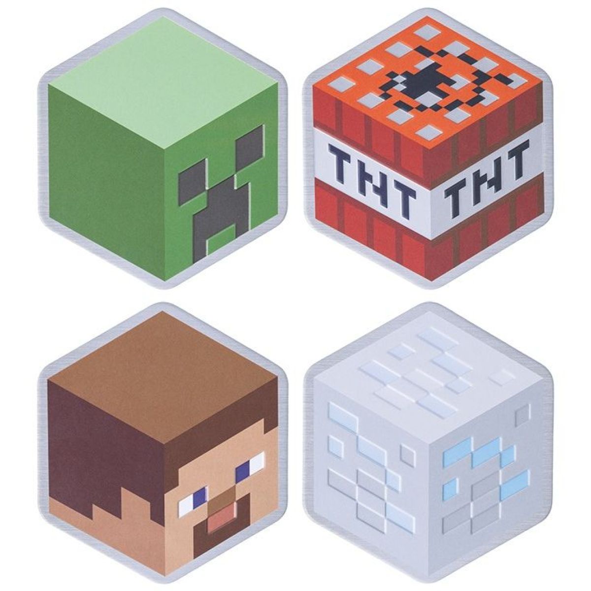 Minecraft set podtácků