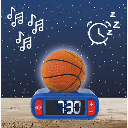 Lexibook Budík Basketbal se svítícím míčem