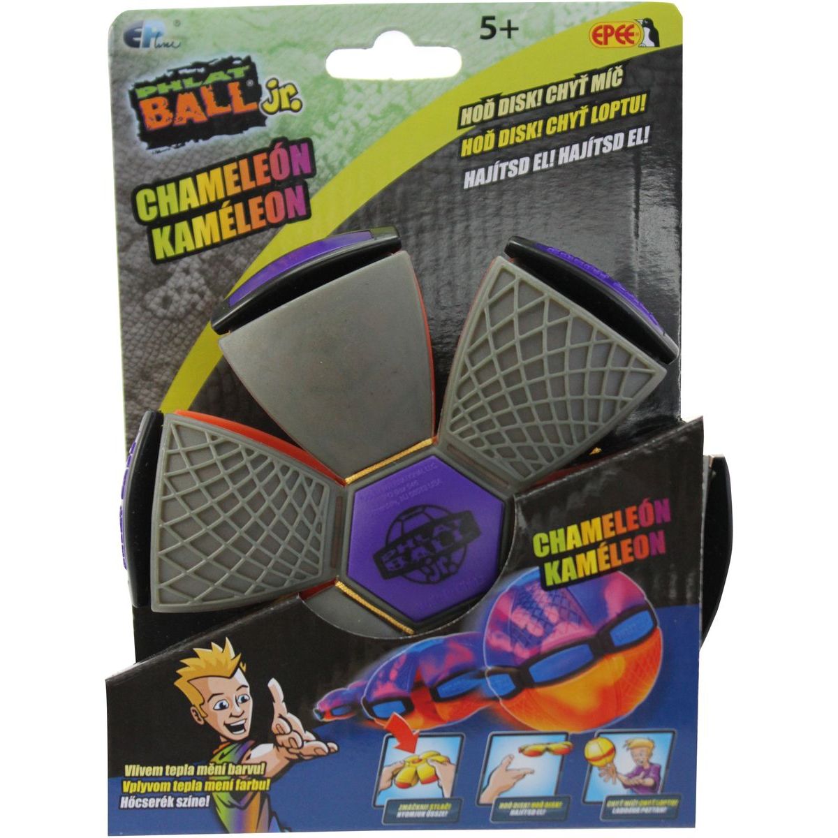 Phlat Ball Chameleon JR Měnící barvu oranžovo-fialový