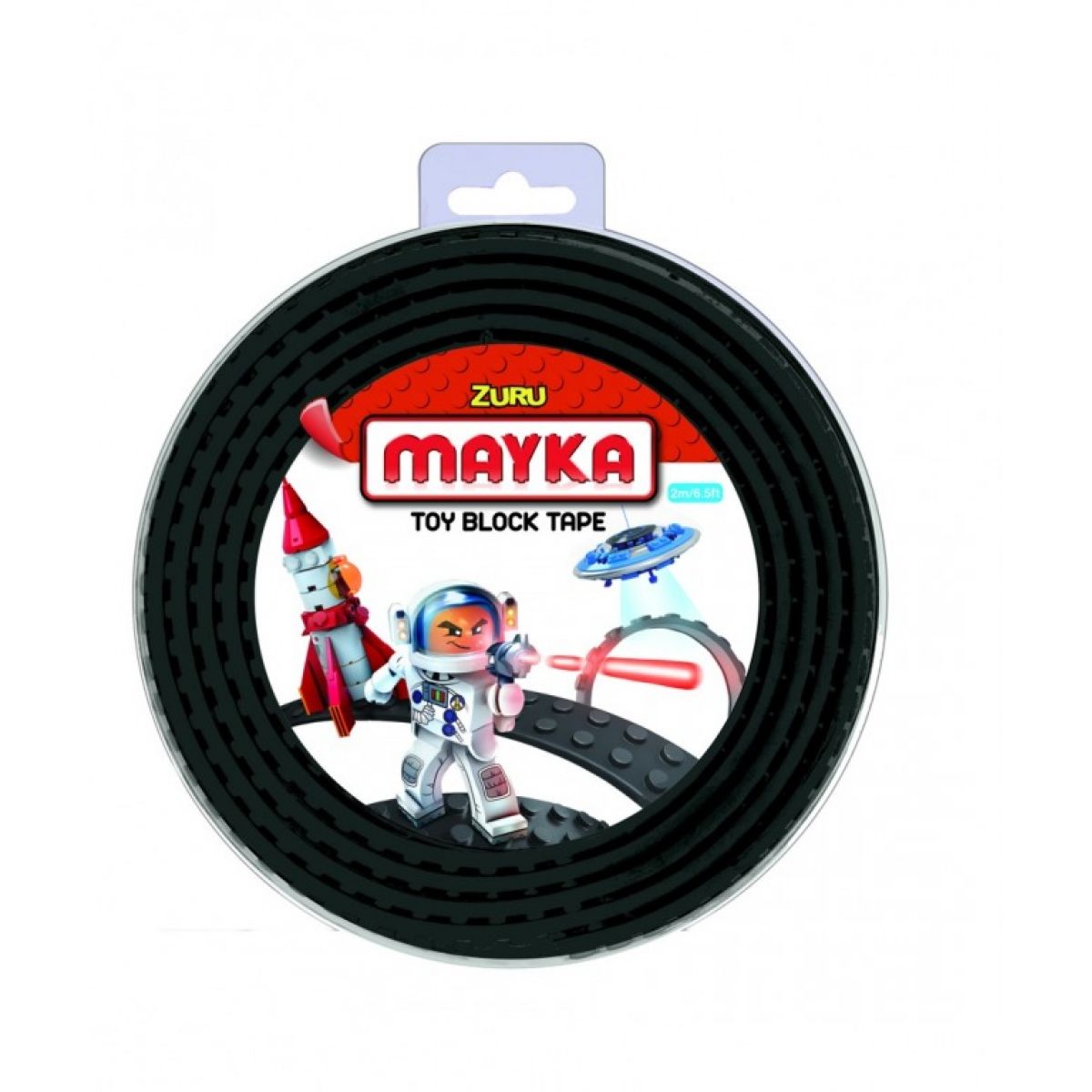 Mayka stavebnicová páska střední 2m černá