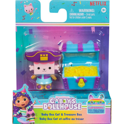 Gábinin kouzelný domek figurky s doplňkem Baby Box Cat and Treasure Box