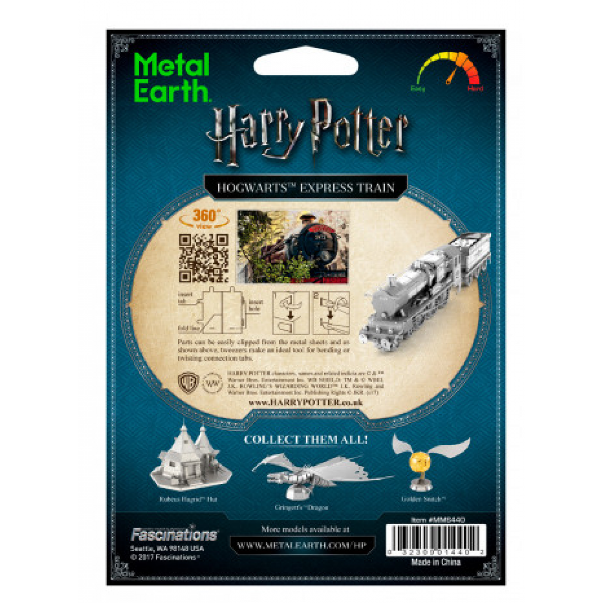 Metal Earth 3D Puzzle Harry Potter Bradavický expres 71 dílků