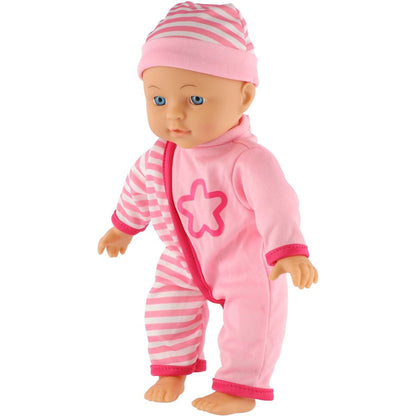 Panenka miminko 30 cm s měkkým tělem - růžová