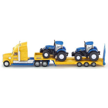 Siku 1805 Farmer Tahač s vlekem a 2 traktory New Holland 1:87