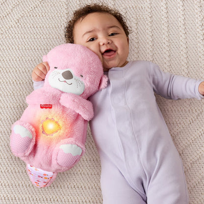 Fisher-Price Mazlivá a uklidňující růžová vydra