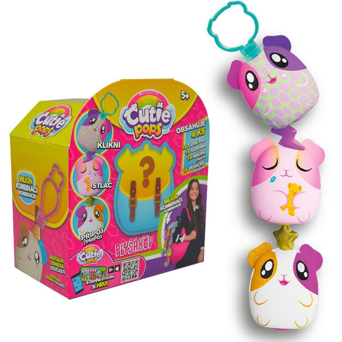 Sparkys CUTIE POPS Mini plyš s překvapením