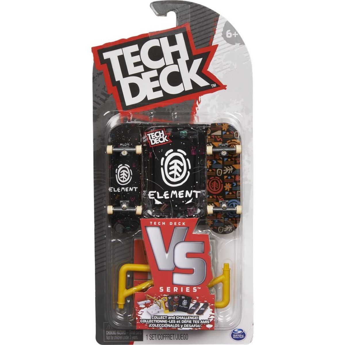 Tech Deck Fingerboard dvojbalení s překážkou Element