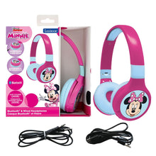 Lexibook 2v1 bluetooth skládací sluchátka Minnie s limitem hlasitosti
