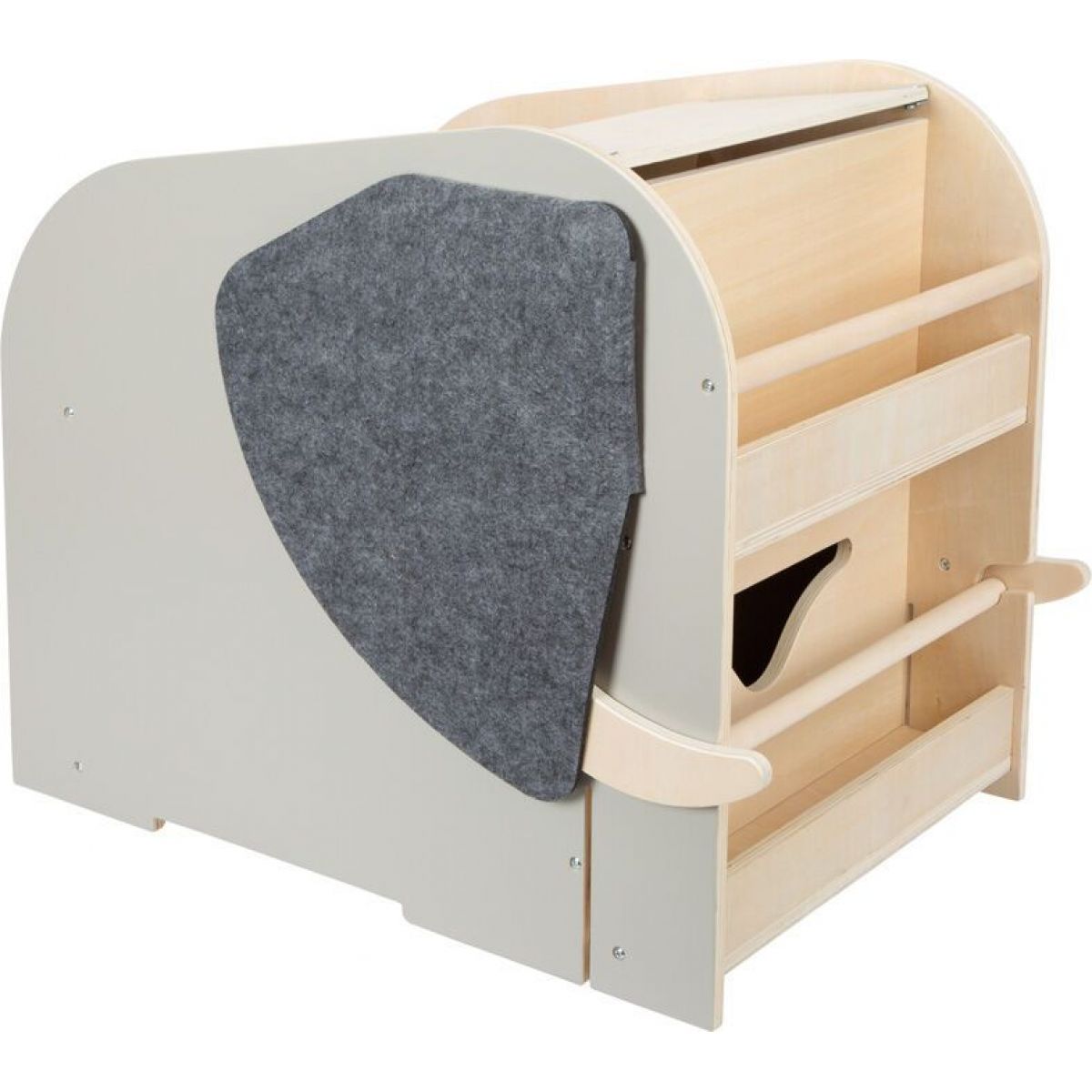 Small Foot Box na hračky se sedadlem a kolečky slon Wildlife
