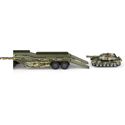 Sparkys CITY SERVICE CAR - 1:12 Vojenský tahač s vrtulníkem a tankem