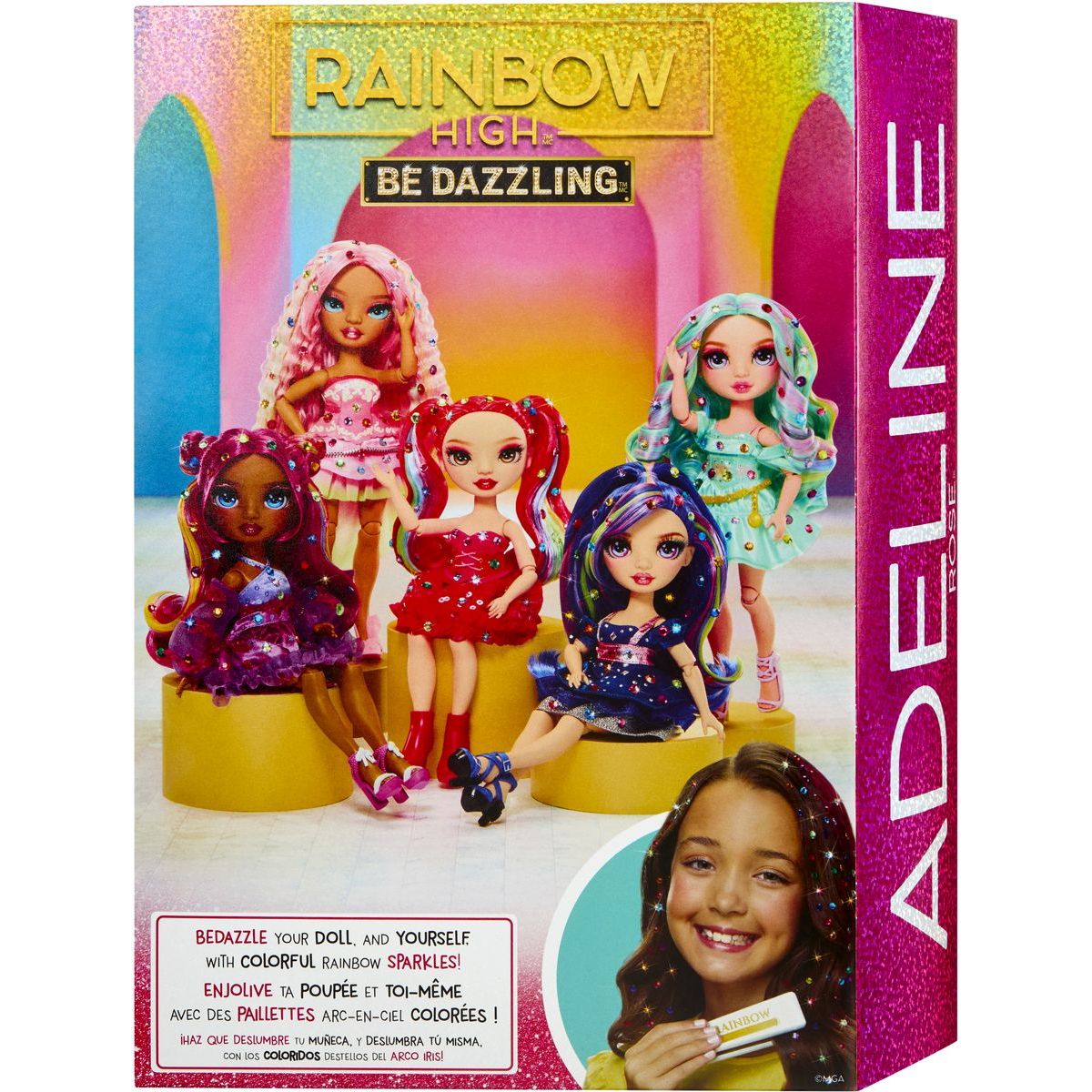 Rainbow High Be Dazzling Fashion panenka - Adeline Rose (Pink)
