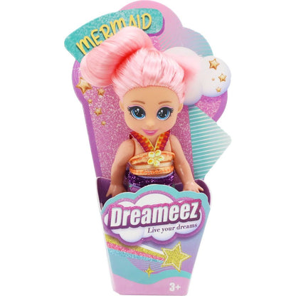 Funville Dreameez mini mořská panna v kornoutku světle narůžovělé vlasy