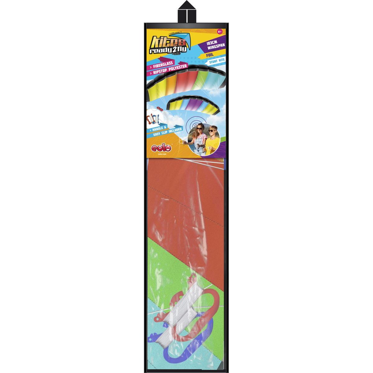 Sparkys Létající Drak Pop Up 105 cm červeno-žluto-modrý