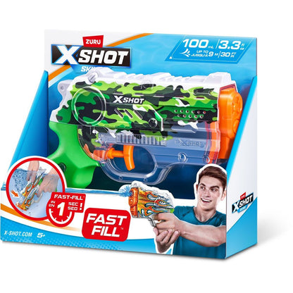 X-SHOT Vodní pistole Nano Fast fill Skins - plameny