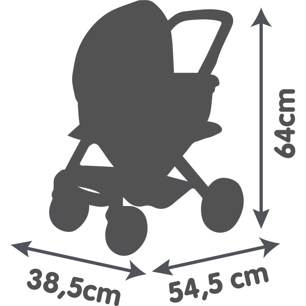 Smoby Kombinovaný kočárek Maxi Cosi pro panenky béžový