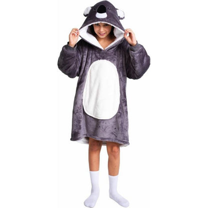 Cozy Noxxiez CH324 Koala hřejivá televizní mikinová deka s kapucí pro děti 7 - 12 let