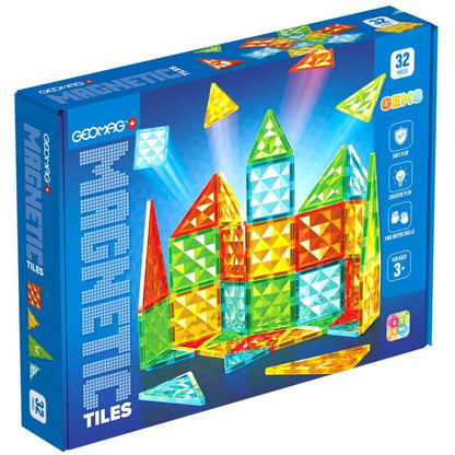 Geomag Magnetic Tiles 32 dílků