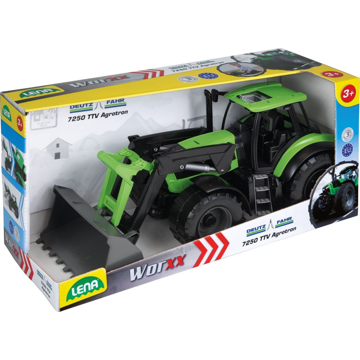 Lena 4613 Deutz Traktor Fahr Agrotron 7250 okrasný kartón