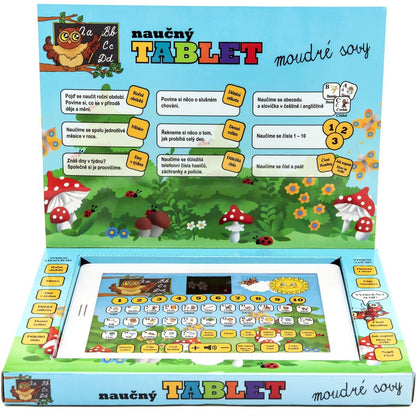 Teddies Naučný tablet Moudré Sovy dvojjazyčný