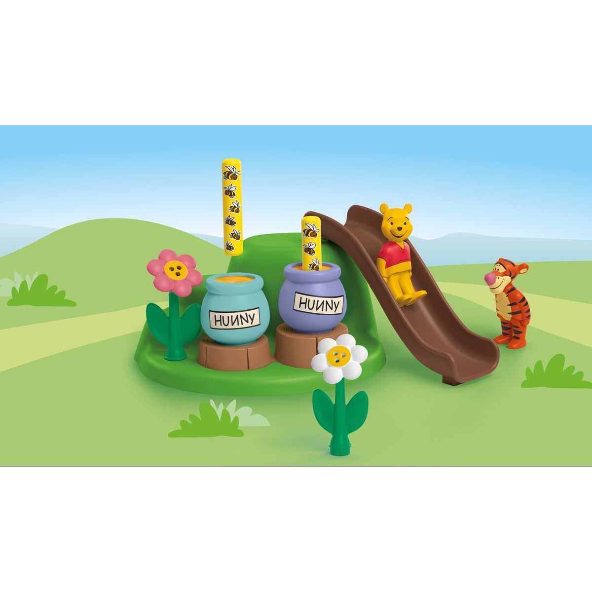 PLAYMOBIL® 71694 Junior & Disney: Včelí zahrada Medvídka Pú a Tygříka
